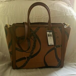 Brown Leather Tote Bag